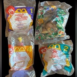 Lot of 4 Unopened Happy Meal Toys McDonald’s Mighty Ducks MLP Sky Dancers